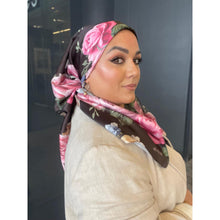 TLTL Perfect Satin Square Tichel - Rosa Noire-Squares-The Little Tichel Lady