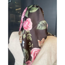 TLTL Perfect Satin Square Tichel - Rosa Noire-Squares-The Little Tichel Lady