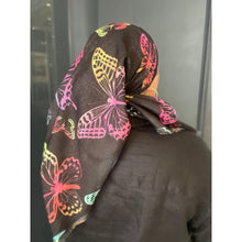 TLTL Perfect Cotton Square Tichel - Noire Nectar-Squares-The Little Tichel Lady