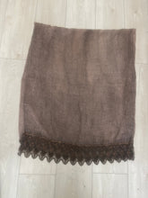 Israeli Arabesque Wrap - Brown-Long Wrap-The Little Tichel Lady