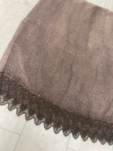 Israeli Arabesque Wrap - Brown-Long Wrap-The Little Tichel Lady