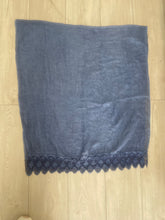 Israeli Arabesque Wrap - Blue-Long Wrap-The Little Tichel Lady