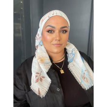 TLTL Perfect Cotton Square Tichel - Petal Drift-Squares-The Little Tichel Lady