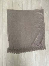Israeli Arabesque Wrap - Taupe-Long Wrap-The Little Tichel Lady