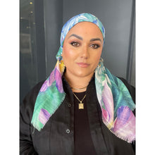 TLTL Perfect Cotton Square Tichel - Bloom & Soar-Squares-The Little Tichel Lady