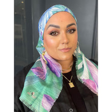 TLTL Perfect Cotton Square Tichel - Bloom & Soar-Squares-The Little Tichel Lady