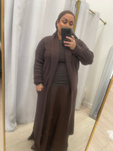 Cozy Chandler Cardigan - Chocolate Brown-Sweater-The Little Tichel Lady