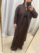 Cozy Chandler Cardigan - Chocolate Brown-Sweater-The Little Tichel Lady