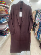 Cozy Chandler Cardigan - Chocolate Brown-Sweater-The Little Tichel Lady