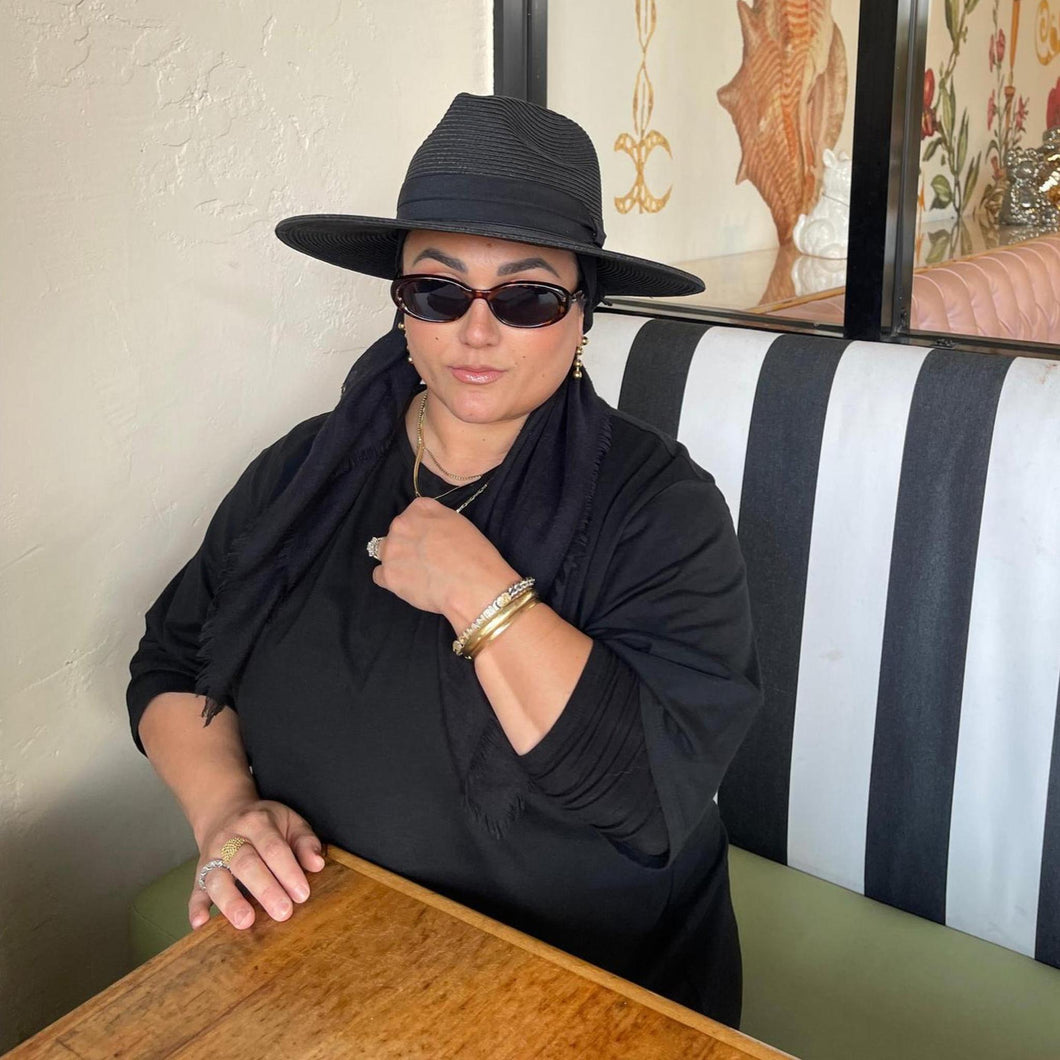 Lilah Hat - Black-Hat-The Little Tichel Lady