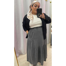 Tencel Denim Midi Skirt-skirt-The Little Tichel Lady