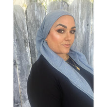 Crossgrain Turkish Classic Print Square - Sky Blue-Squares-The Little Tichel Lady