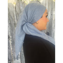 Crossgrain Turkish Classic Print Square - Sky Blue-Squares-The Little Tichel Lady