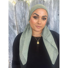 Crossgrain Turkish Classic Print Square - Mint-Squares-The Little Tichel Lady