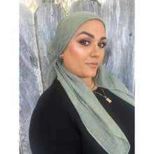 Crossgrain Turkish Classic Print Square - Mint-Squares-The Little Tichel Lady