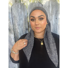 Crossgrain Turkish Textured Print Square - Navy-Squares-The Little Tichel Lady