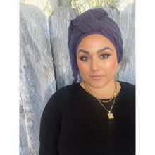 Israeli Boheme Gauzy Long Wrap - Blueberry-Long Wrap-The Little Tichel Lady