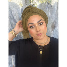 Israeli Boheme Gauzy Long Wrap - Olive-Long Wrap-The Little Tichel Lady