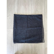 Crossgrain Turkish Classic Print Square - Black-Squares-The Little Tichel Lady