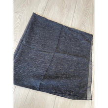 Crossgrain Turkish Classic Print Square - Black-Squares-The Little Tichel Lady