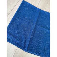 Crossgrain Turkish Classic Print Square - Denim Blue-Squares-The Little Tichel Lady