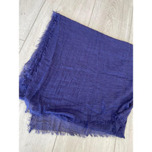 Israeli Boheme Gauzy Long Wrap - Blueberry-Long Wrap-The Little Tichel Lady
