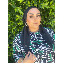 TLTL Swim Pretied Non-Slip - Onyx-Swim Pretied-The Little Tichel Lady