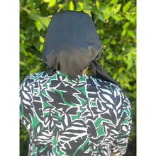 TLTL Swim Pretied Non-Slip - Onyx-Swim Pretied-The Little Tichel Lady