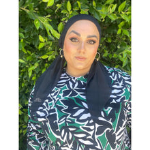 TLTL Swim Pretied Non-Slip - Onyx-Swim Pretied-The Little Tichel Lady