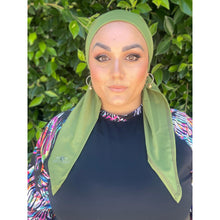 TLTL Swim Pretied Non-Slip - Olive Leaf-Swim Pretied-The Little Tichel Lady