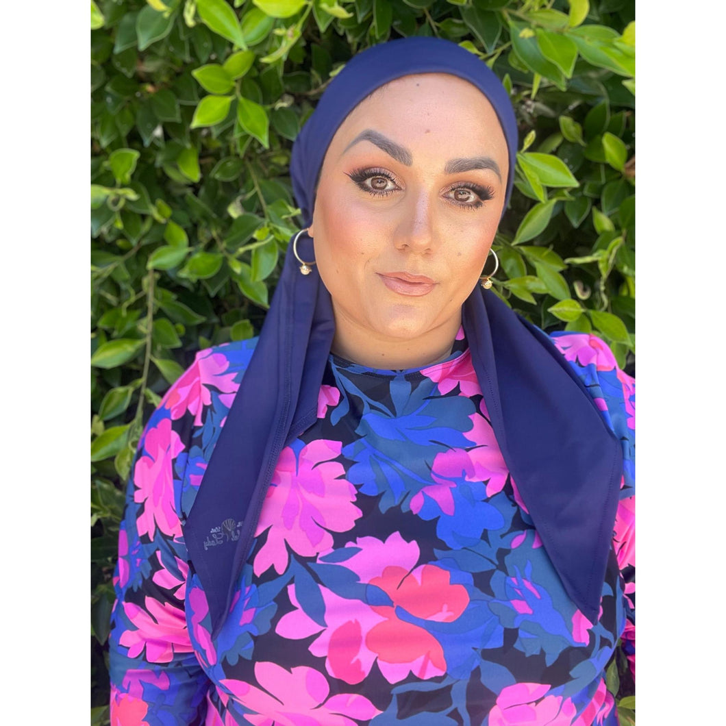 TLTL Swim Pretied Non-Slip - Nautical-Swim Pretied-The Little Tichel Lady