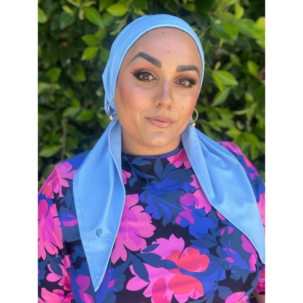 TLTL Swim Pretied Non-Slip - Lagoon-Swim Pretied-The Little Tichel Lady