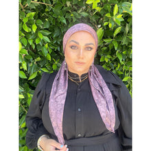 Afterglow Shimmer Square - Muted Iris-Squares-The Little Tichel Lady