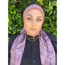 Afterglow Shimmer Square - Muted Iris-Squares-The Little Tichel Lady