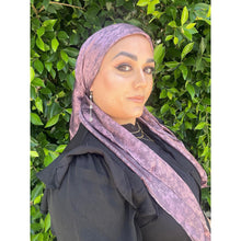 Afterglow Shimmer Square - Muted Iris-Squares-The Little Tichel Lady