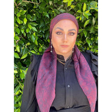 Afterglow Shimmer Square - Cabernet Sky-Squares-The Little Tichel Lady