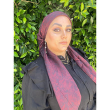 Afterglow Shimmer Square - Cabernet Sky-Squares-The Little Tichel Lady