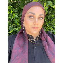 Afterglow Shimmer Square - Cabernet Sky-Squares-The Little Tichel Lady