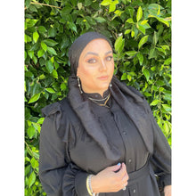 Afterglow Shimmer Square - Noir Onyx-Squares-The Little Tichel Lady