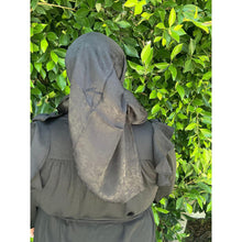 Afterglow Shimmer Square - Noir Onyx-Squares-The Little Tichel Lady