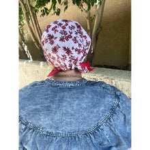 Wildflower Bandana Print Squares - Red/White-Squares-The Little Tichel Lady