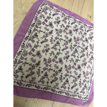 Wildflower Bandana Print Squares - Lavender/White-Squares-The Little Tichel Lady