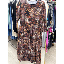 Ladies Modest Tiered Swim Dress, Neutral Print, S-XL-dress-The Little Tichel Lady