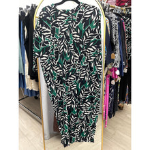 Ladies Modest Cocoon Swim Dress - Leaf Print, S-XL-dress-The Little Tichel Lady