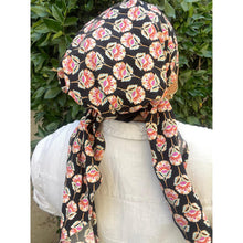 Lightweight Pretied w/ Velvet & Adjustable Band - Thistle Floral Print-Pretieds-The Little Tichel Lady