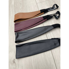 Faux Leather Adjustable Headband-Headband-The Little Tichel Lady