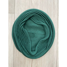 Front Pleated Cotton Beret - Hunter Green-Berets/ Snoods-The Little Tichel Lady