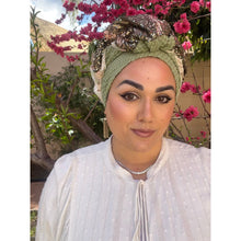 Ethereal 3-in-1 Israeli Headwrap - Olive-Long Wrap-The Little Tichel Lady