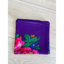 Classic Flower Square Standard Tichel-Squares-The Little Tichel Lady