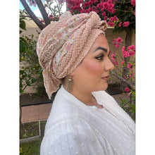 Ethereal 3-in-1 Israeli Headwrap - Pink-Long Wrap-The Little Tichel Lady